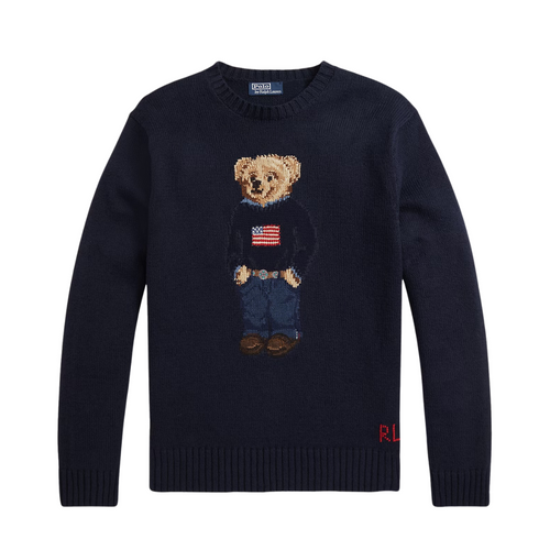American Flag Bear Sweater